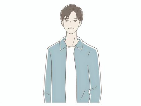 男性のイラスト